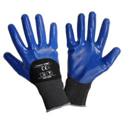 Rękawice ochronne powlekane nitrylem niebieskie Lahi Pro L2211