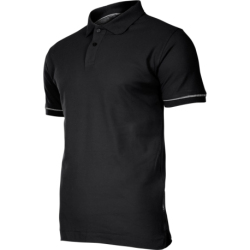 Koszulka Polo czarna bawełniana Lahti Pro L40303
