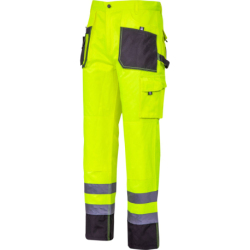 Spodnie robocze do pasa ostrzegawcze żółte Lahti Pro L40525
