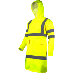 Płaszcz przeciwdeszczowy ostrzegawczy żółty Lahti Pro L41701