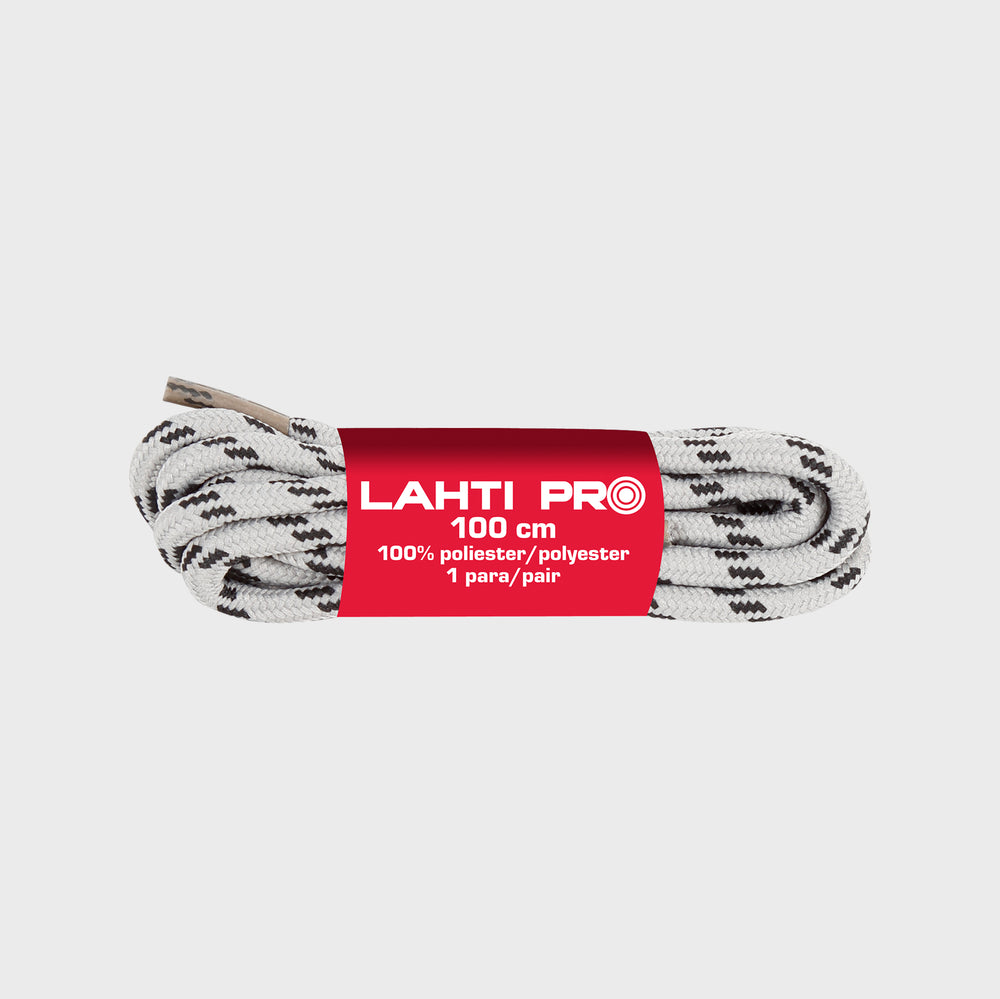 Sznurowadła do butów Lahti Pro L90404 – szary i czarny