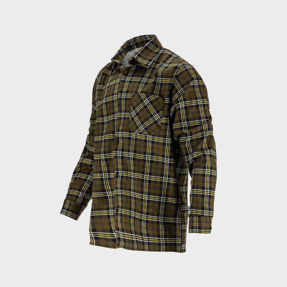 Koszula flanelowa w kratę Lahti Pro L41814 - zielony