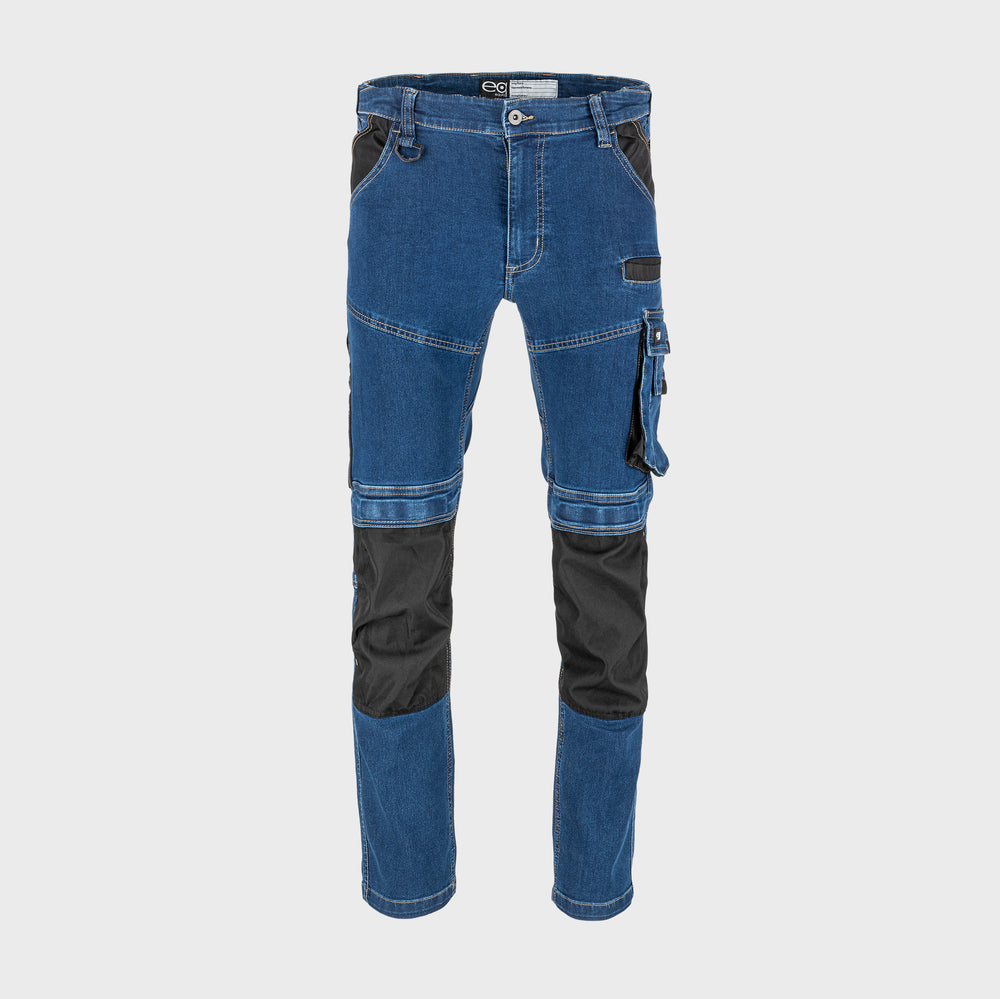 Spodnie jeansowe stretch Equiq Q10101 - granatowy