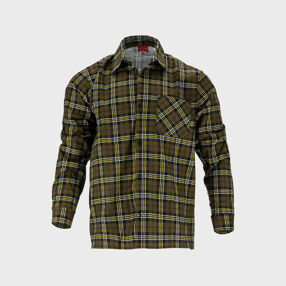 Koszula flanelowa w kratę Lahti Pro L41814 - zielony