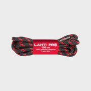 Sznurowadła do butów Lahti Pro L90401 – czarno-czerwone