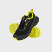 Półbuty dekarskie bez podnoska O1 Lahti Pro L30446 - czarno-zielone, obuwie zawodowe