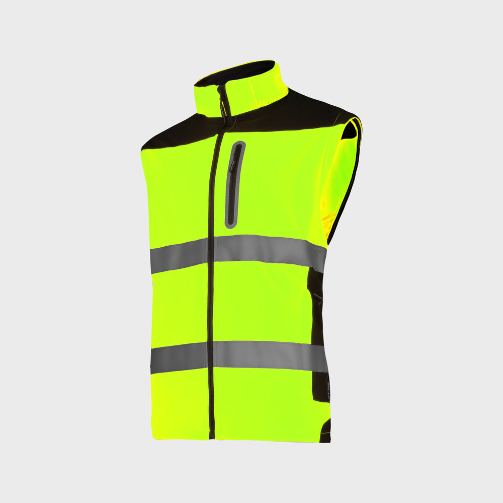 Kurtka soft-shell ostrzegawcza Lahti Pro L40919 – żółty