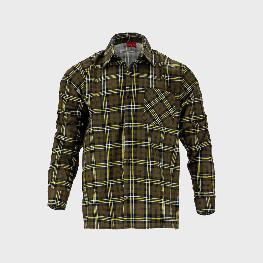 Koszula flanelowa w kratę Lahti Pro L41814 - zielony