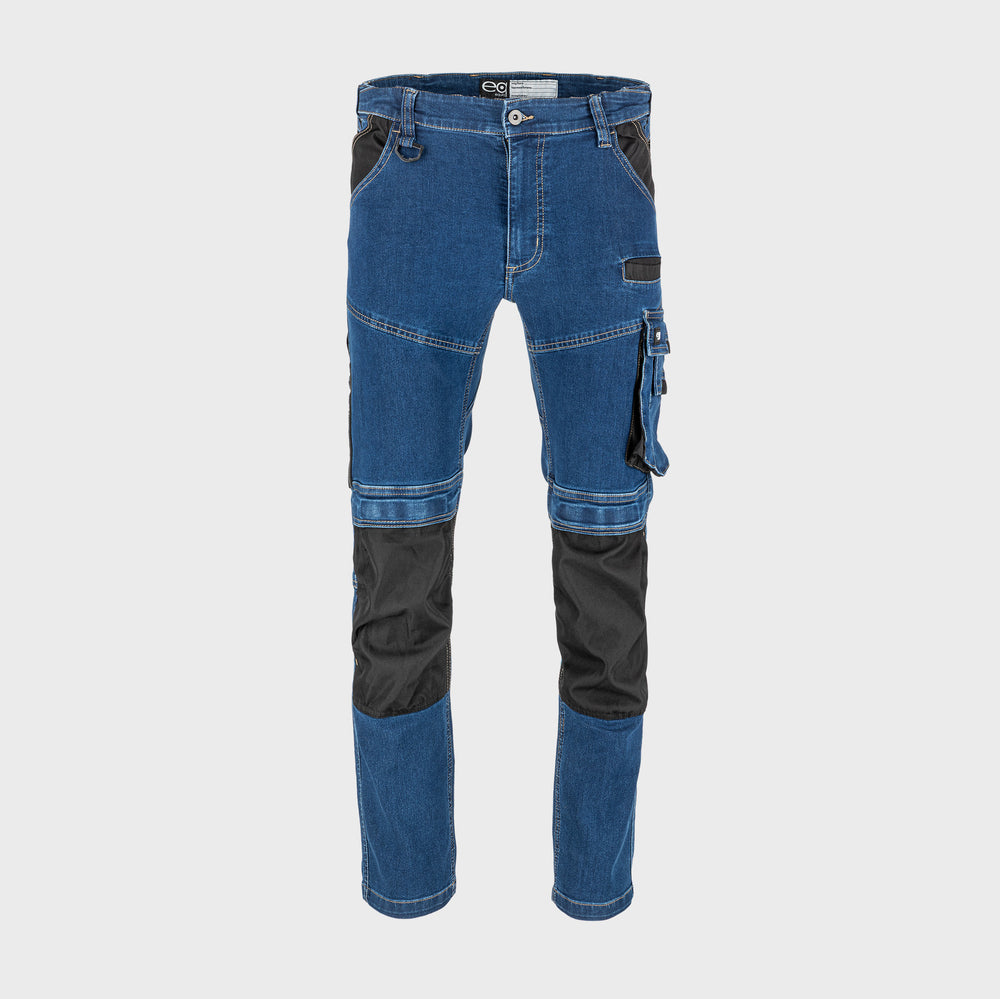 Spodnie jeansowe stretch Equiq Q10101 - granatowy