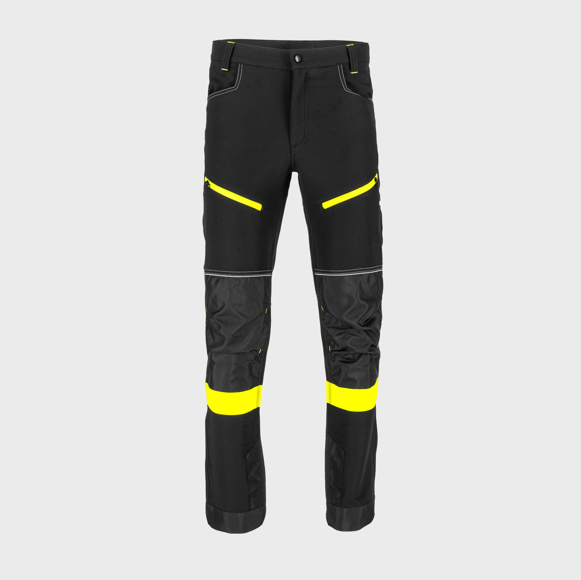 Spodnie Equiq Q10104 - żółto-czarny