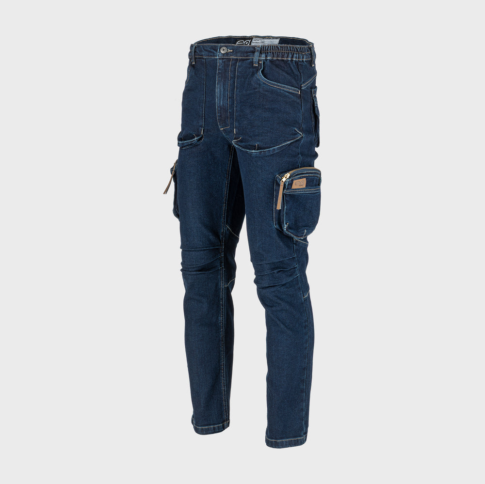 Spodnie jeansowe stretch Equiq Q10102 - granatowy