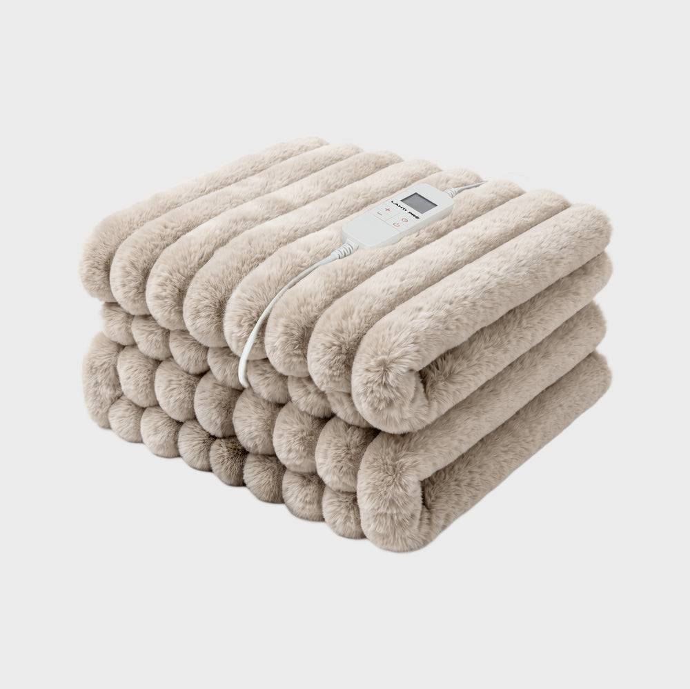Koc elektryczny 160x180 cm premium Lahti Pro L9090100 - beżowy