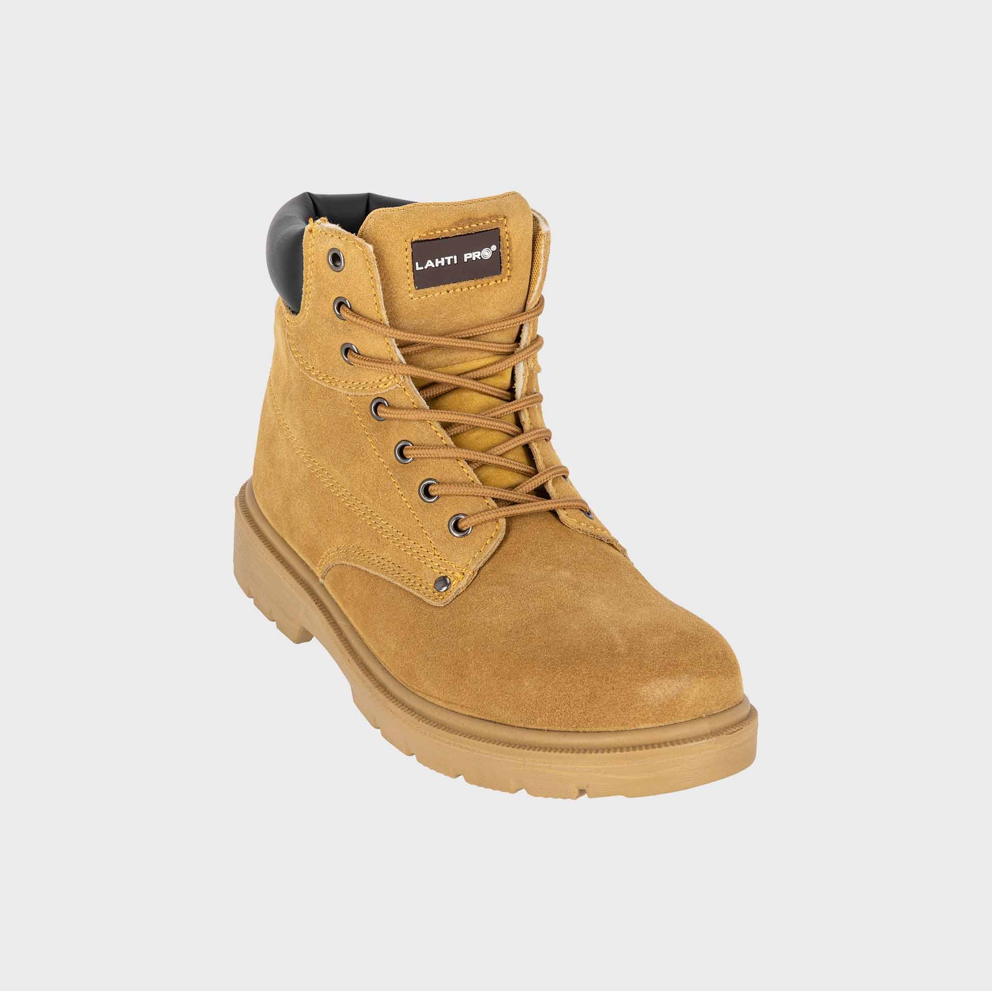 Trzewiki S1P Lahti Pro L30109 – beżowo-brązowe