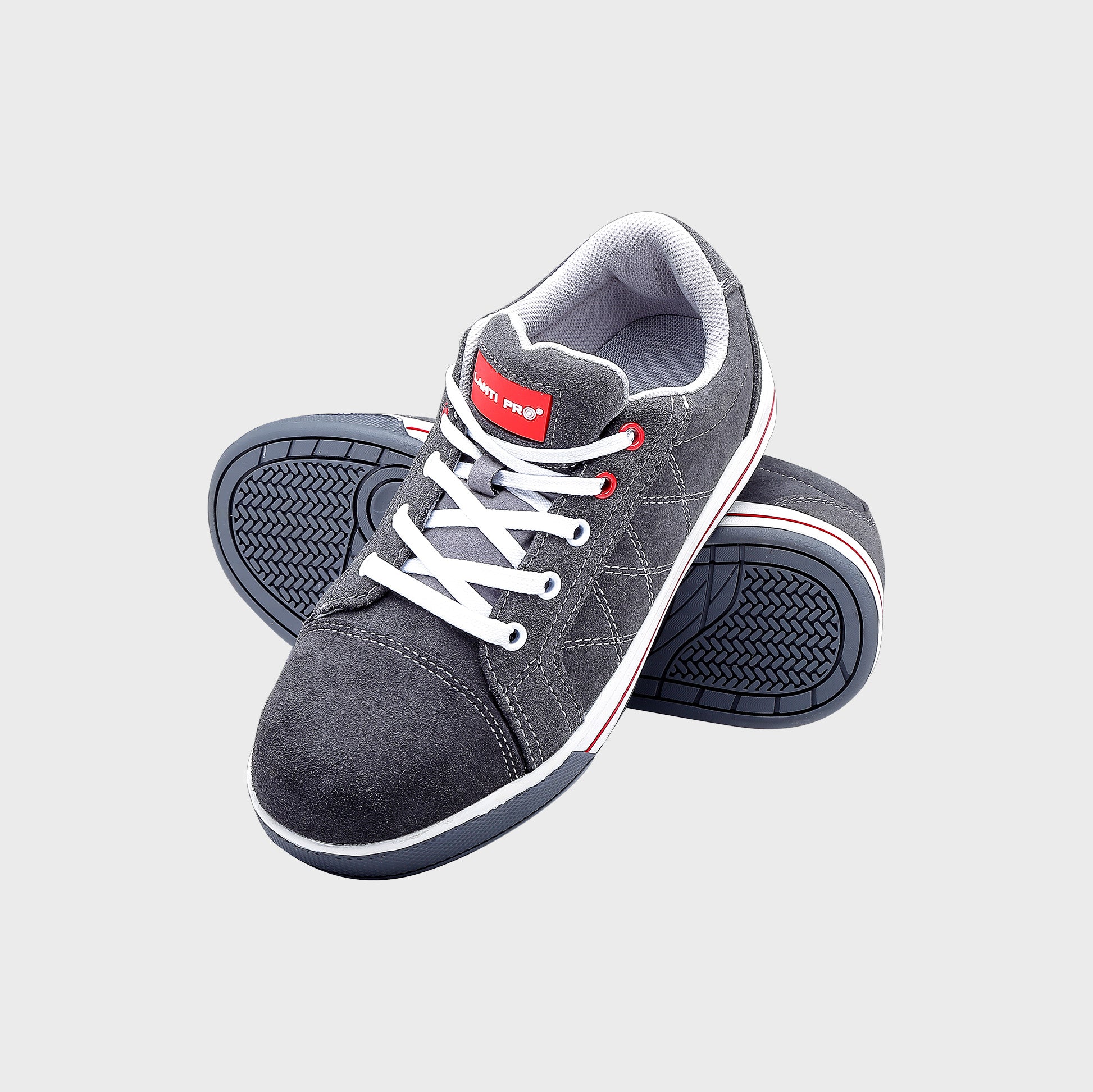 Półbuty SB Lahti Pro L30407 – szaro-czerwone