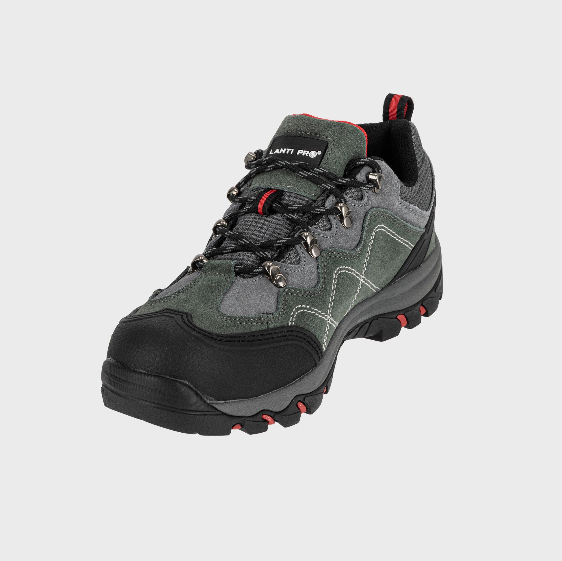 Półbuty S1P Lahti Pro L30410 – szaro-czerwone