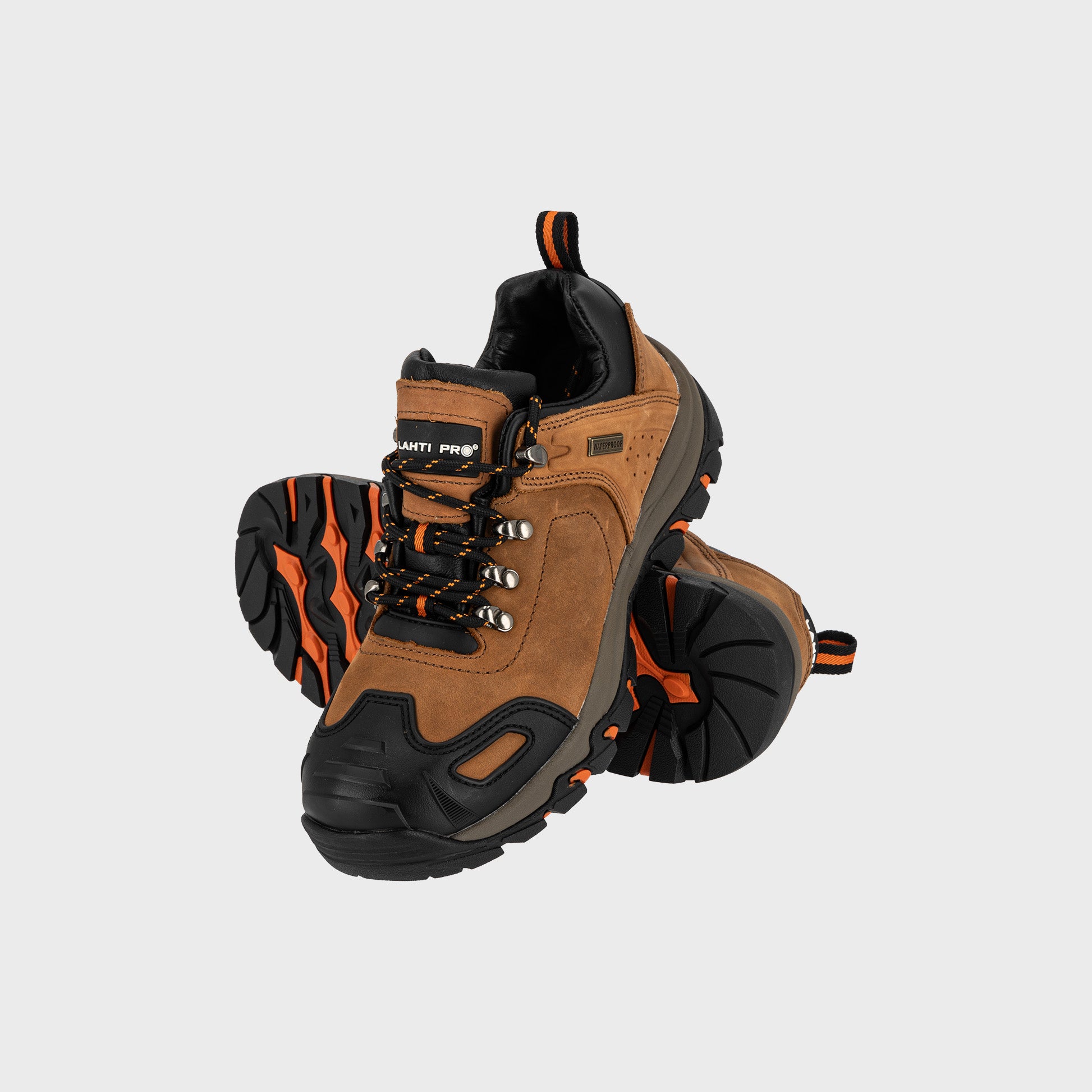 Półbuty bez podnoska O2 Lahti Pro L30415 – Brązowy, obuwie zawodowe