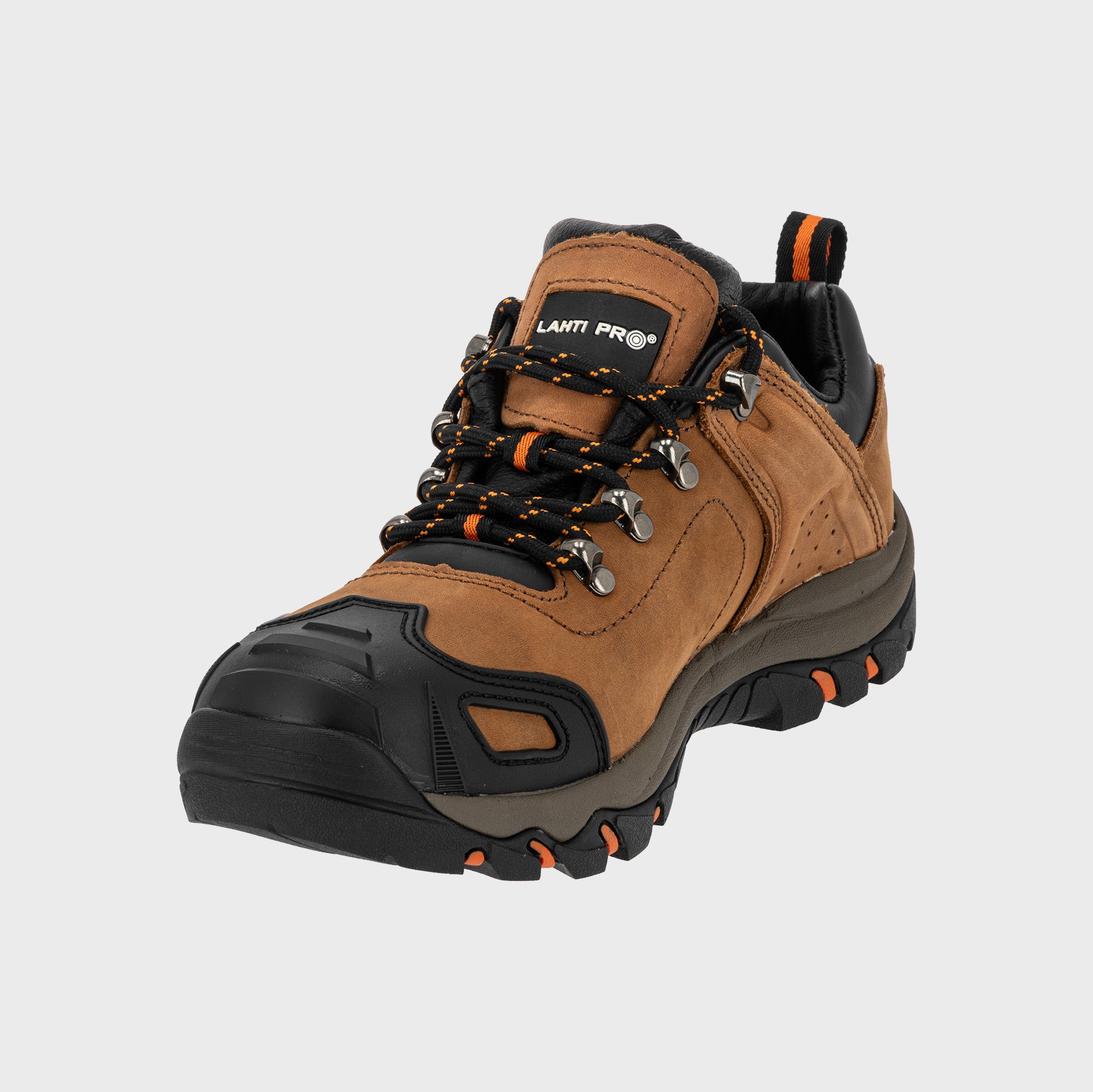 Półbuty bez podnoska O2 Lahti Pro L30415 – Brązowy, obuwie zawodowe