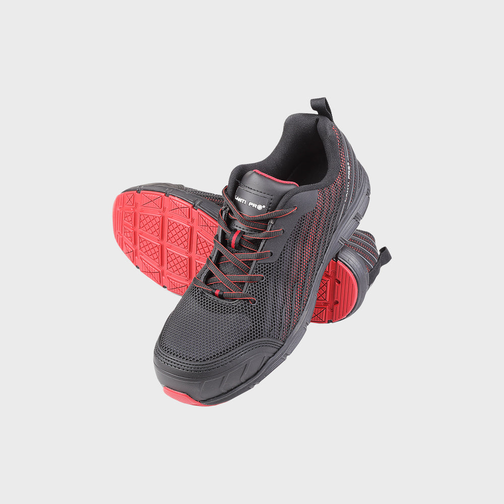 Półbuty S1 Lahti Pro L30417 – czarno-czerwone