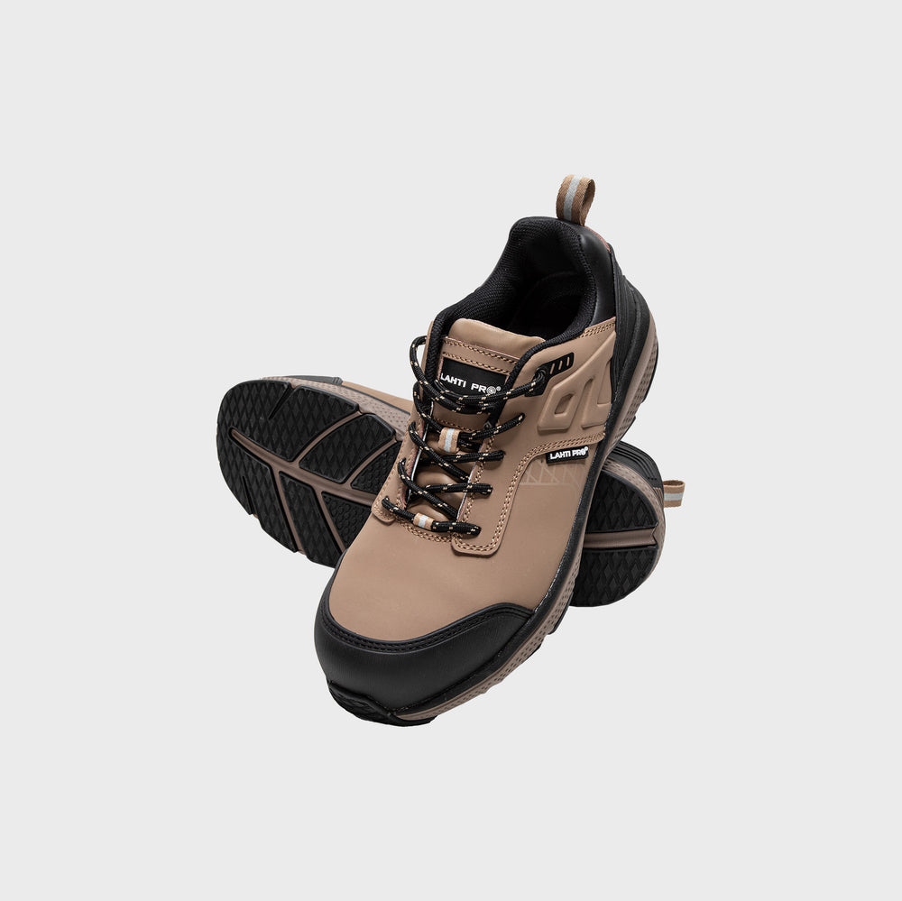 Półbuty S3 Lahti Pro L30431 – beżowo-czarne