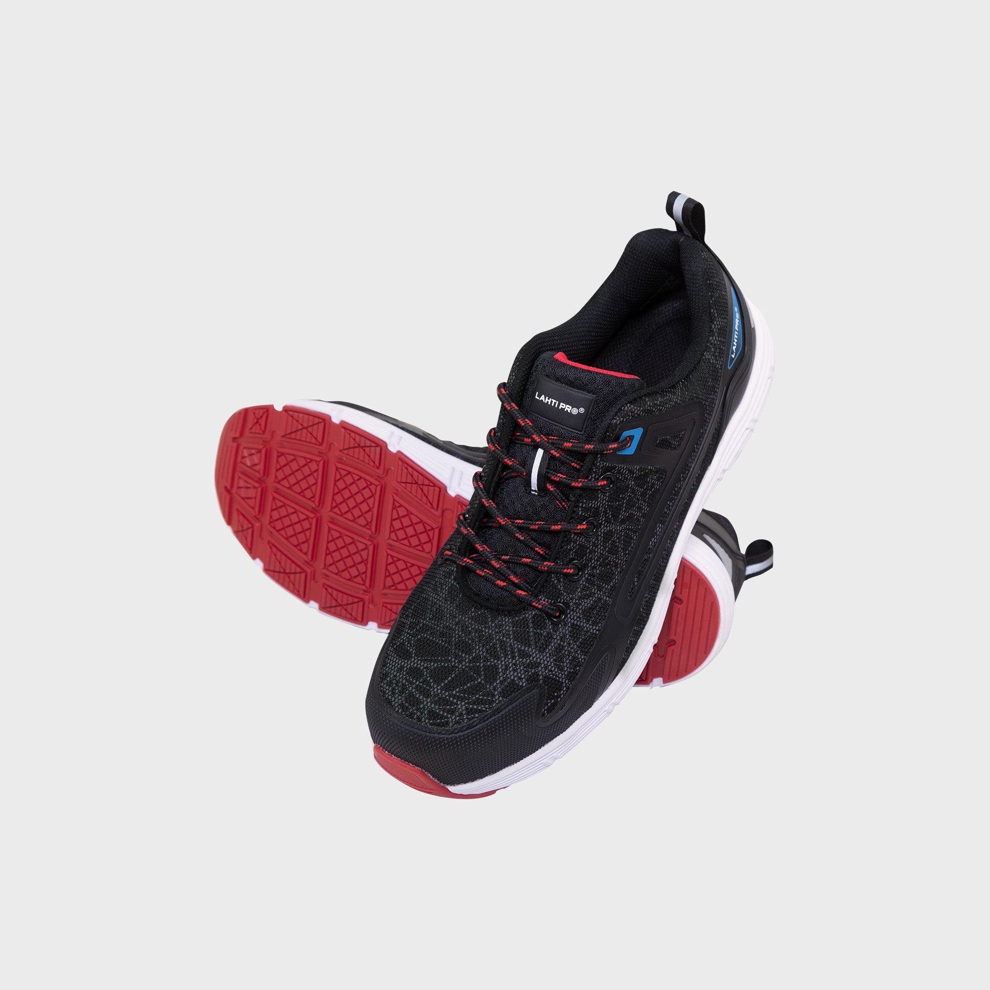 Półbuty S1P Lahti Pro L30433 – czarno-czerwone