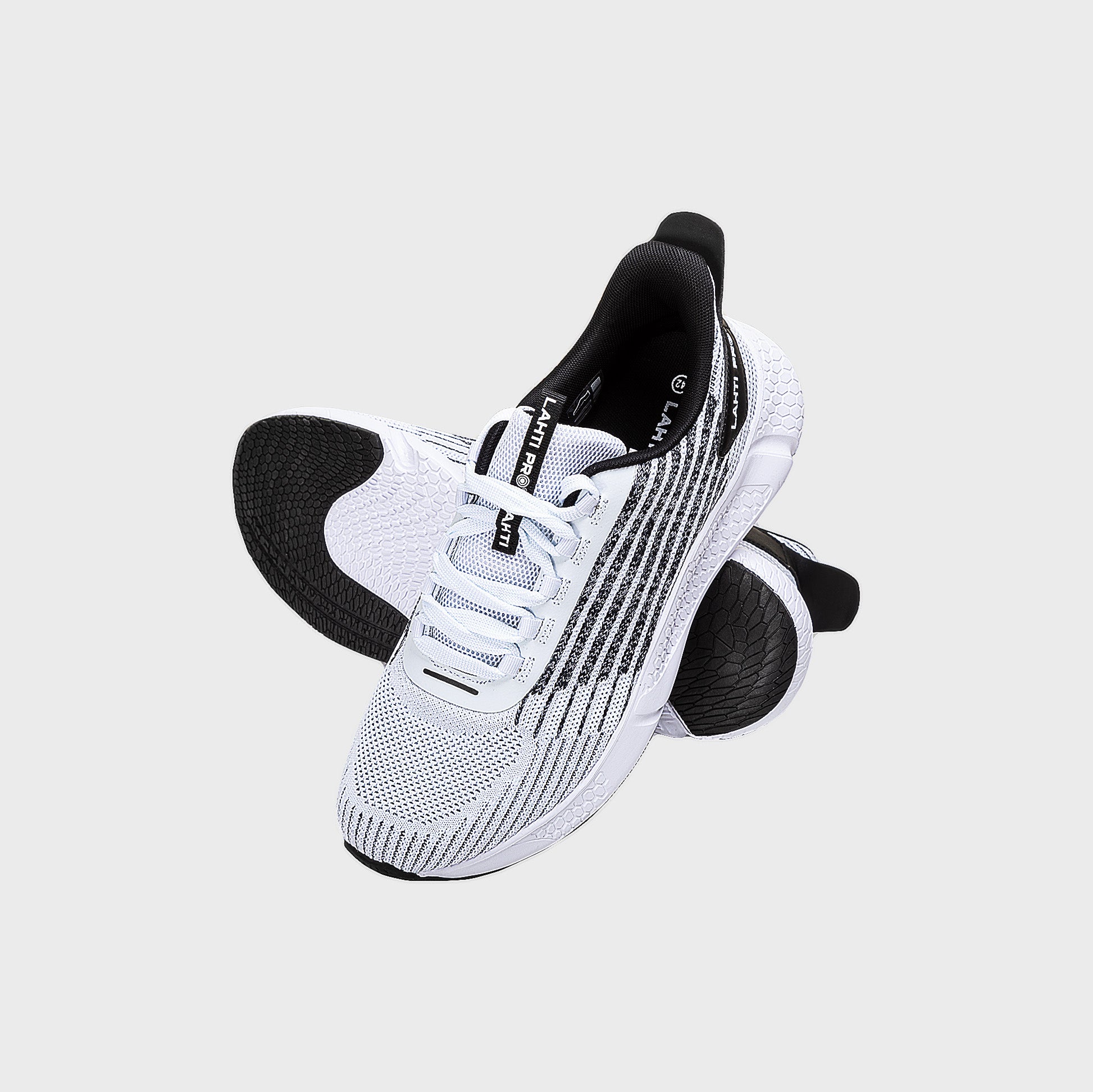 Półbuty Lahti Pro L30435 – biało-czarne