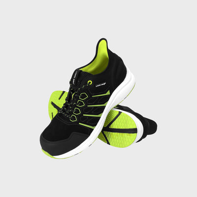 Półbuty S1 Lahti Pro L30443 – czarno-zielono-białe