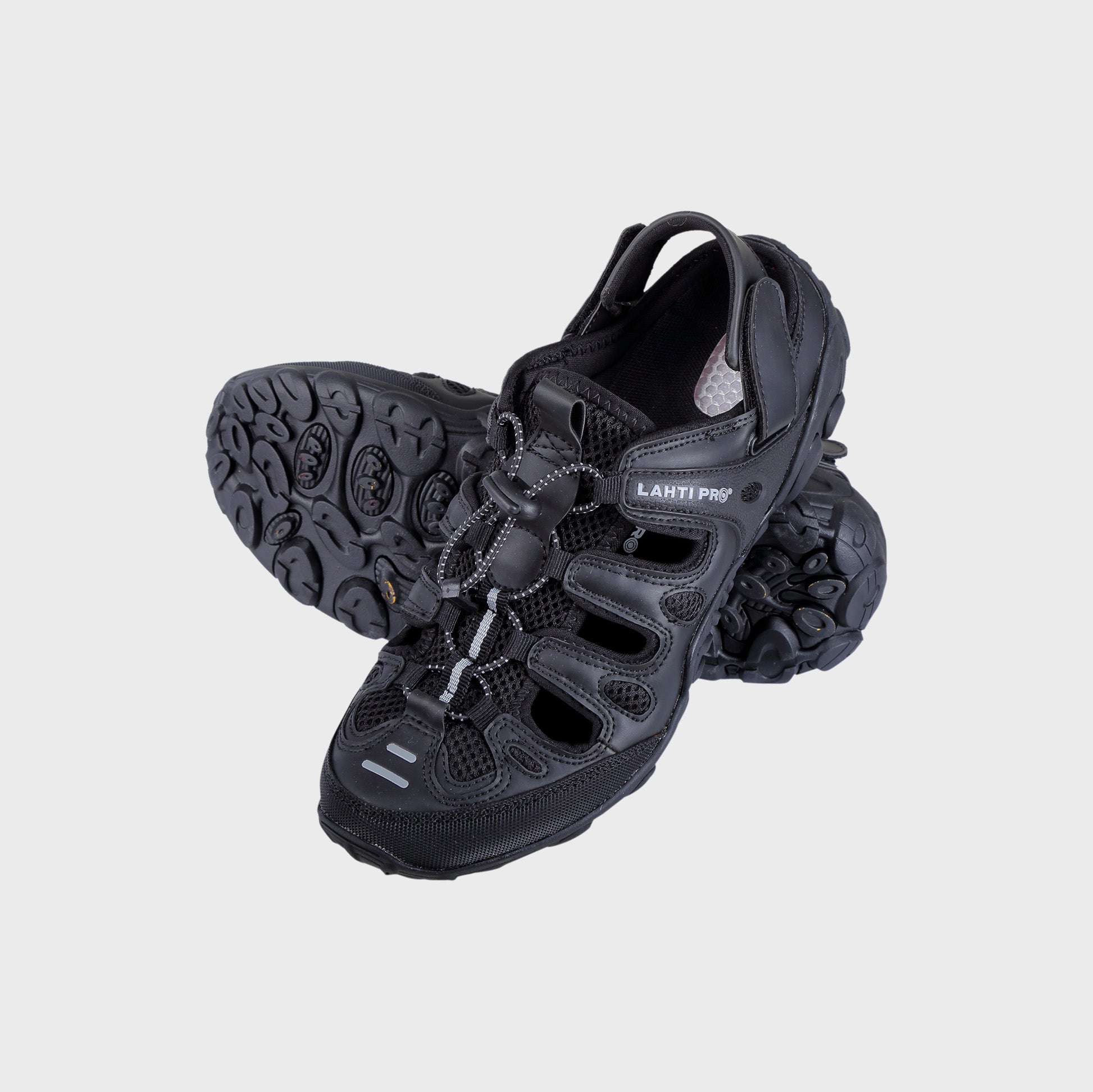 Sandały Lahti Pro L30611 – czarno-szare