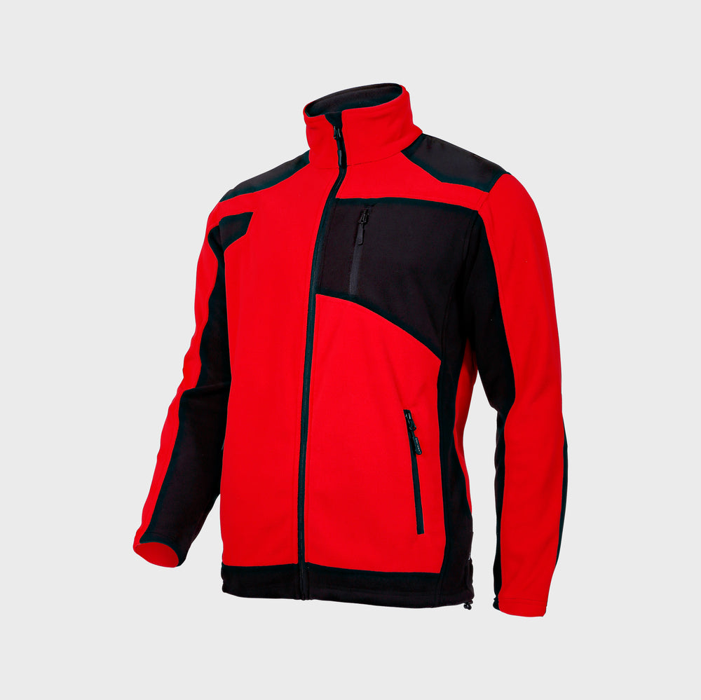 Bluza polarowa ze wzmocnieniami Lahti Pro L40115 – czerwony