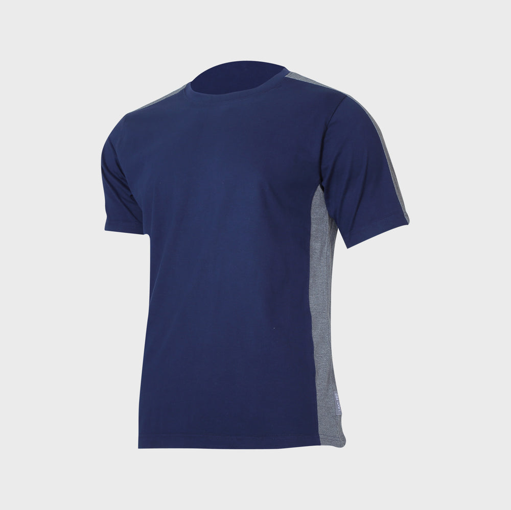 Koszulka t-shirt Lahti Pro L40229 – granatowy i szary