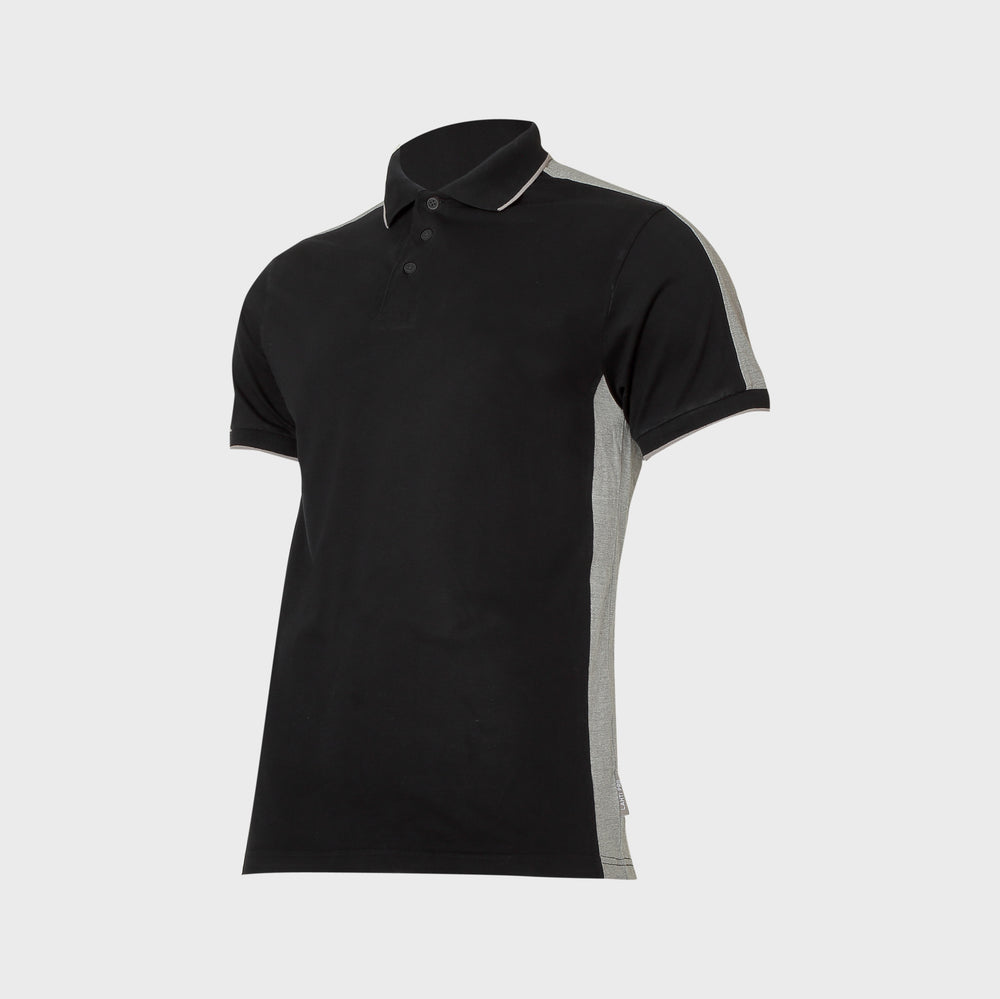 Koszulka polo Lahti Pro L40318 – czarny i szary