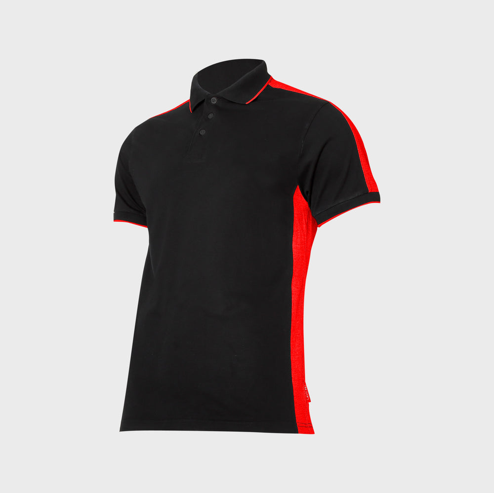 Koszulka polo Lahti Pro L40321 – czarno-czerwone