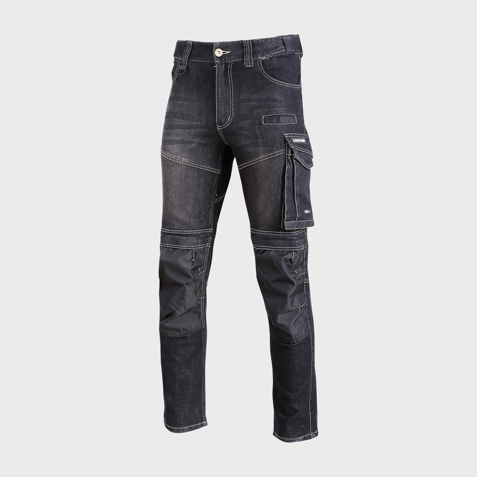 Spodnie jeansowe Lahti Pro L40517 – czarny