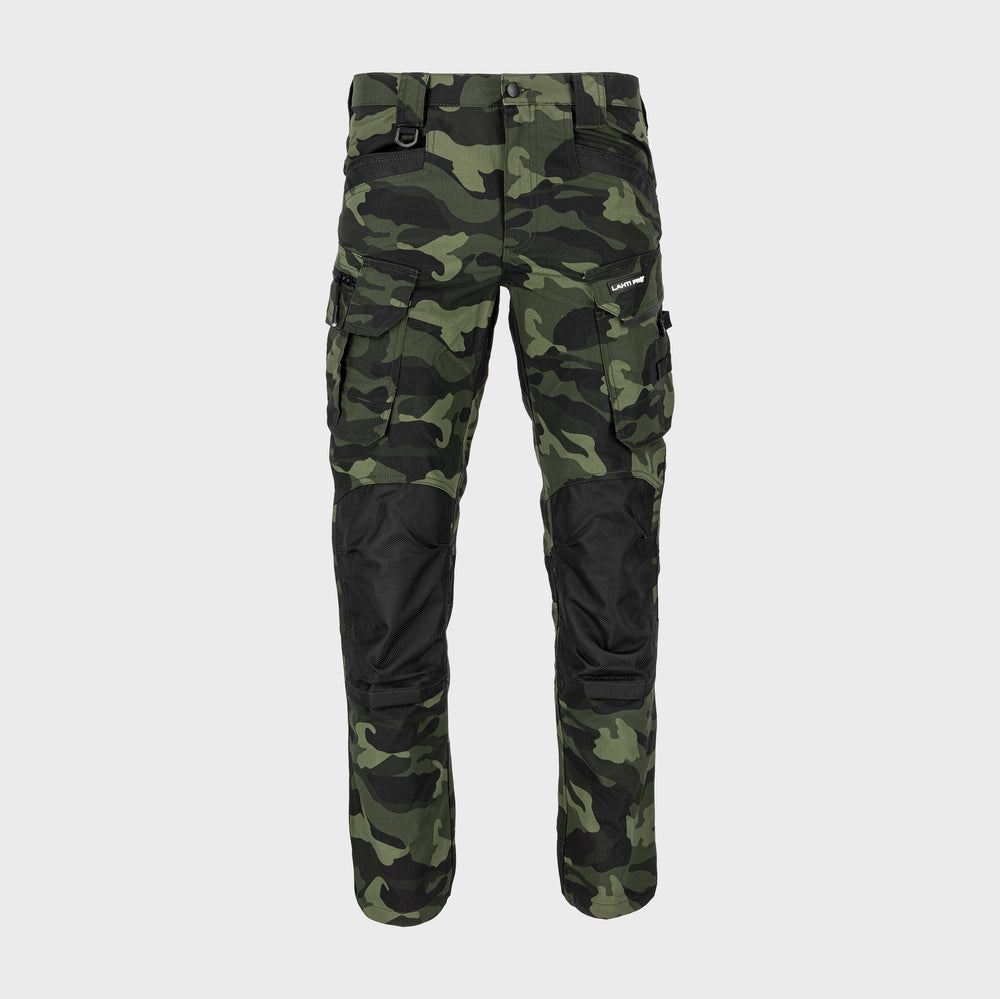 Spodnie bojówki Lahti Pro L40519 – czarno-zielone