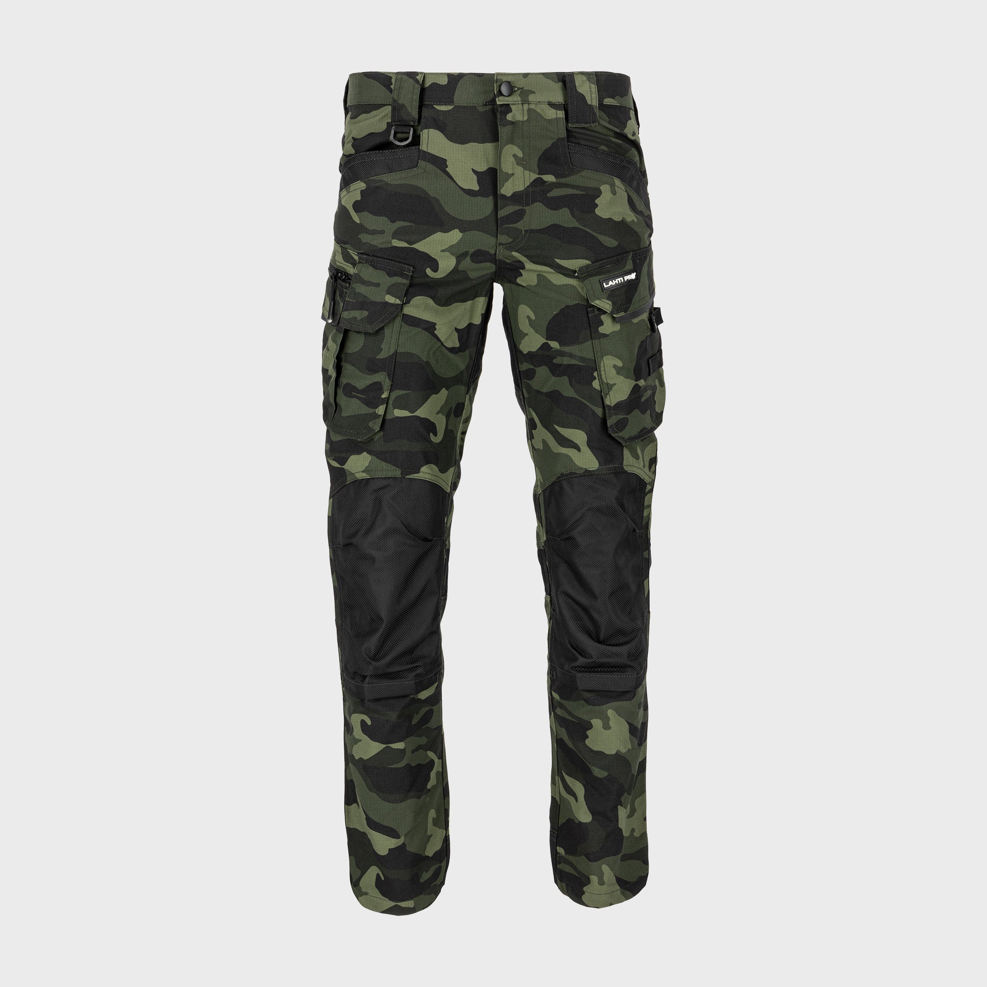 Spodnie bojówki Lahti Pro L40519 – czarno-zielone