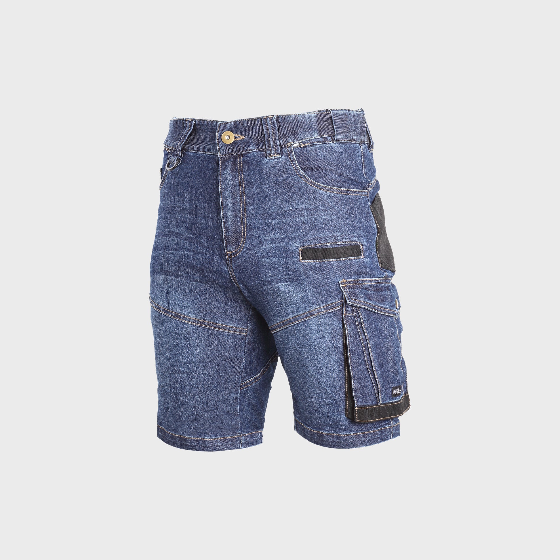 Spodenki jeansowe Lahti Pro L40707 – niebieski