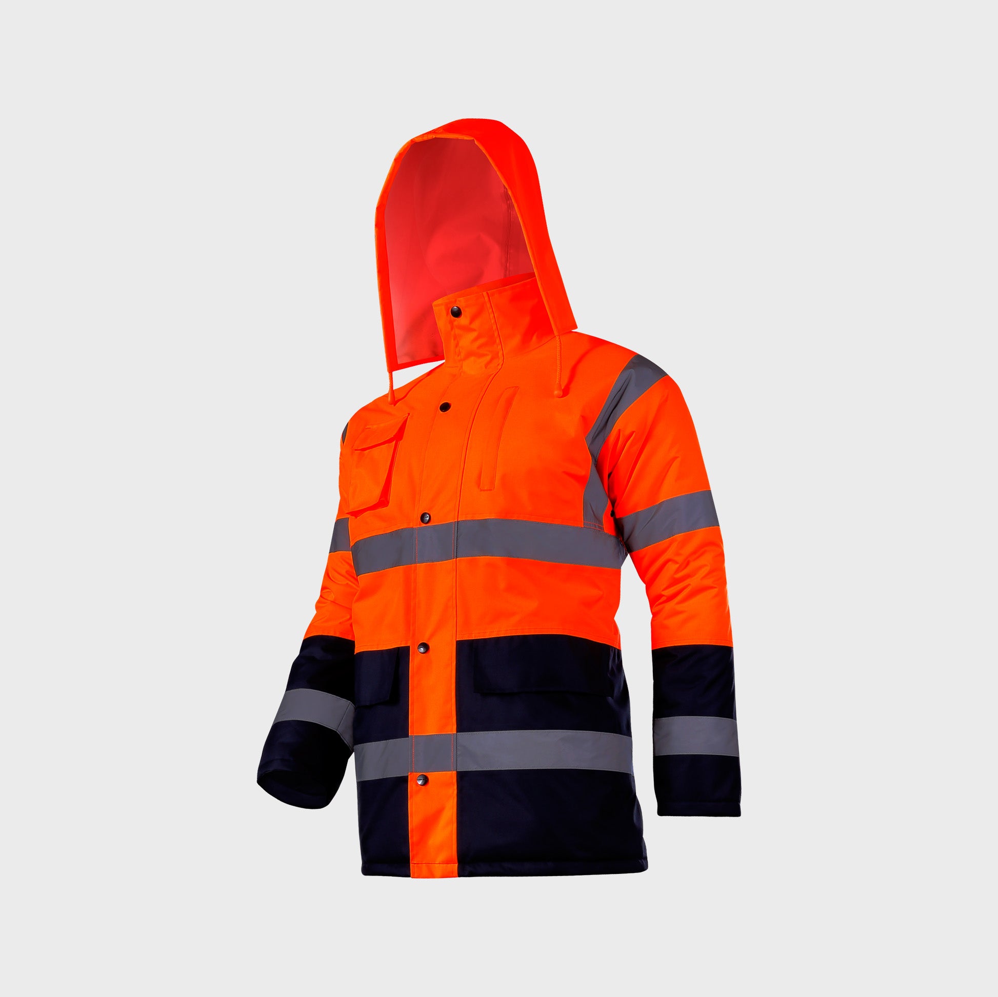 Kurtka ostrzegawcza ocieplana Lahti Pro L40906 - pomarańczowy