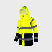 Kurtka ostrzegawcza ocieplana Lahti Pro L40907 - żółty