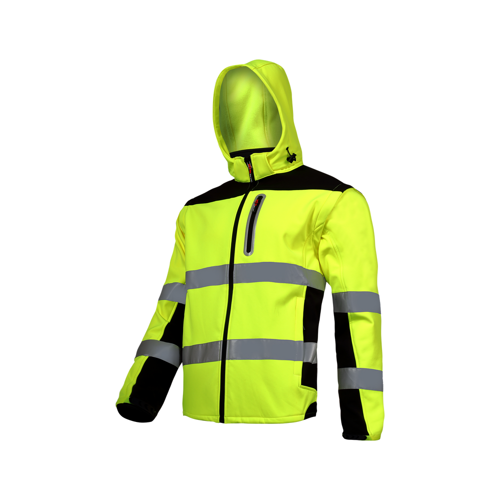 Kurtka soft-shell ostrzegawcza Lahti Pro L40919 – żółty