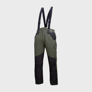 Spodnie ocieplane z szelkami Lahti Pro L41017 - zielony
