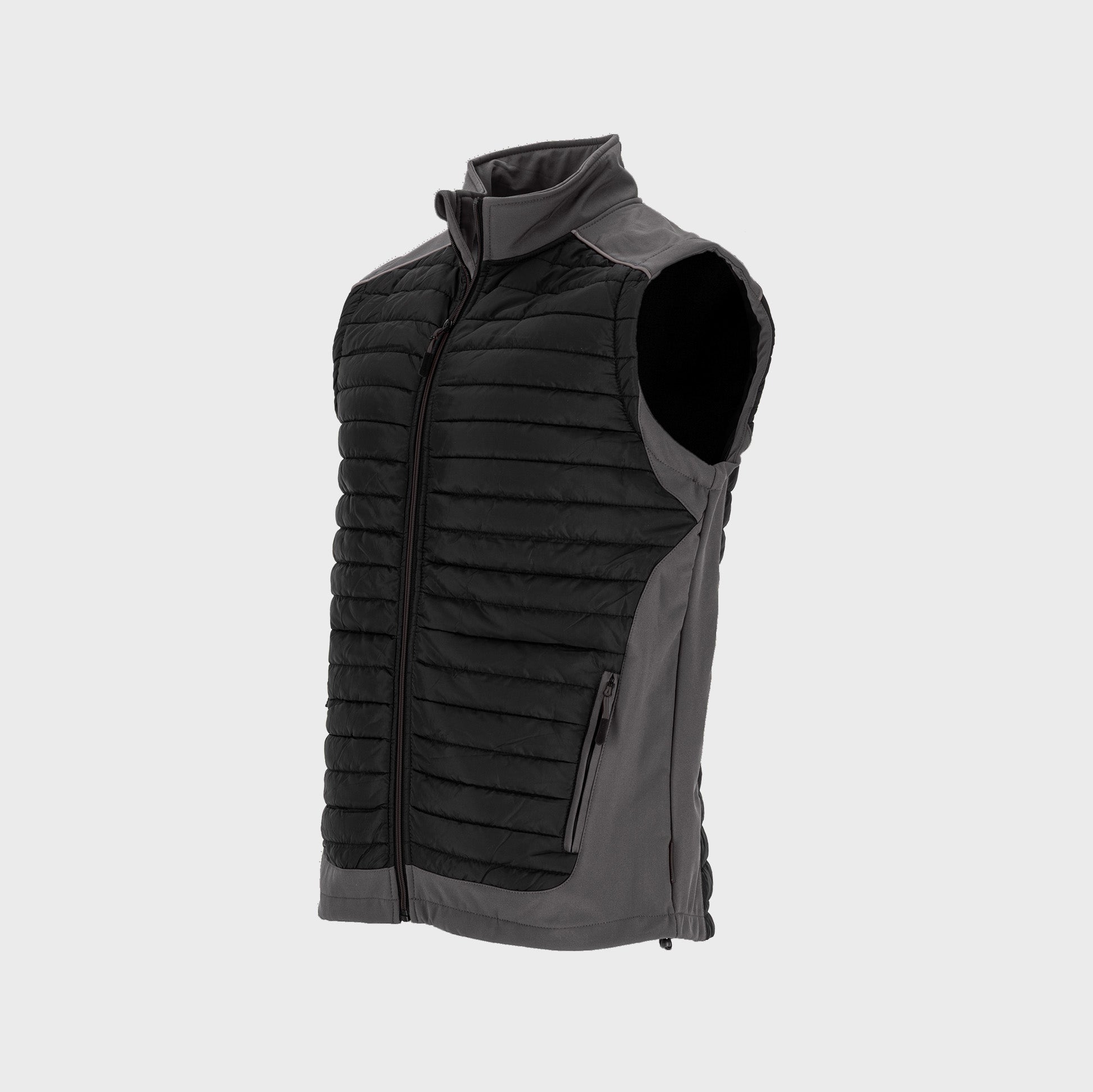 Bezrękawnik ocieplany Lahti Pro L41311 - czarny-khaki