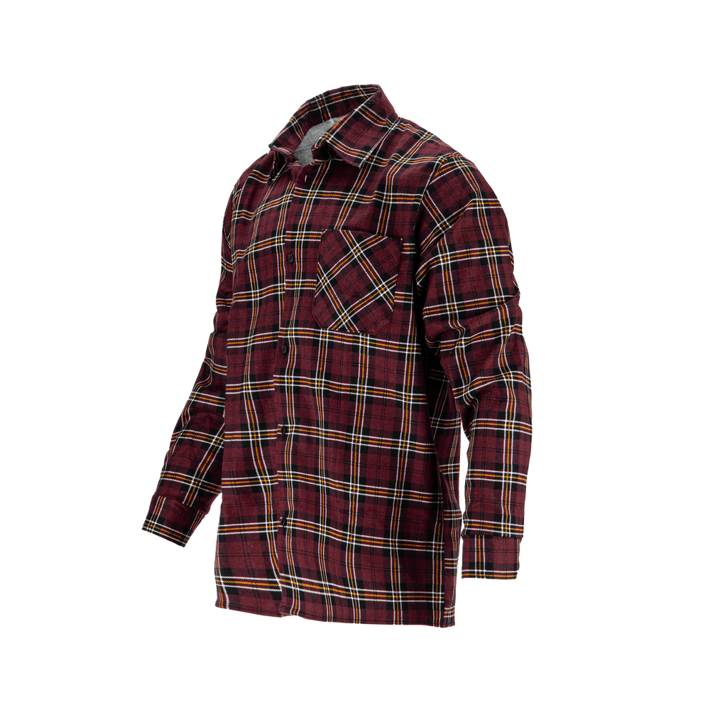 Koszula flanelowa w kratę Lahti Pro L41813 - bordowy