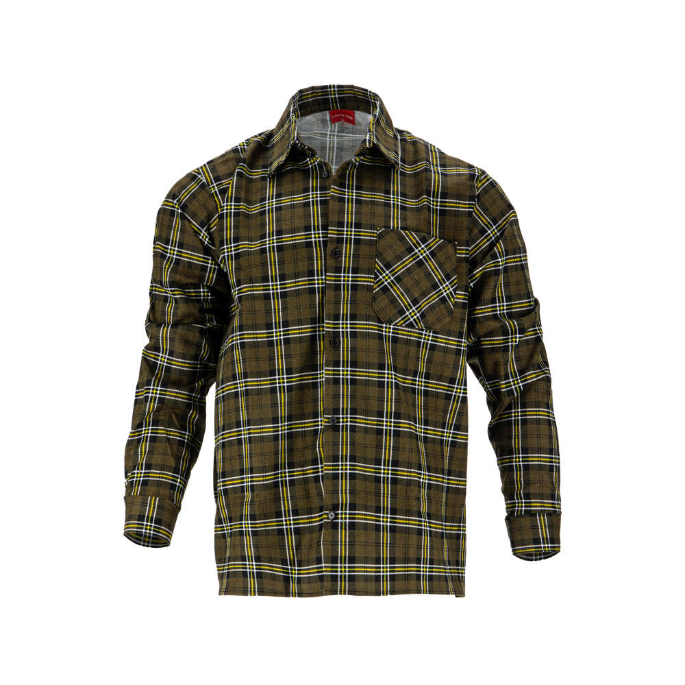 Koszula flanelowa w kratę Lahti Pro L41814 - zielony