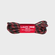 Sznurowadła do butów Lahti Pro L90401 – czarno-czerwone