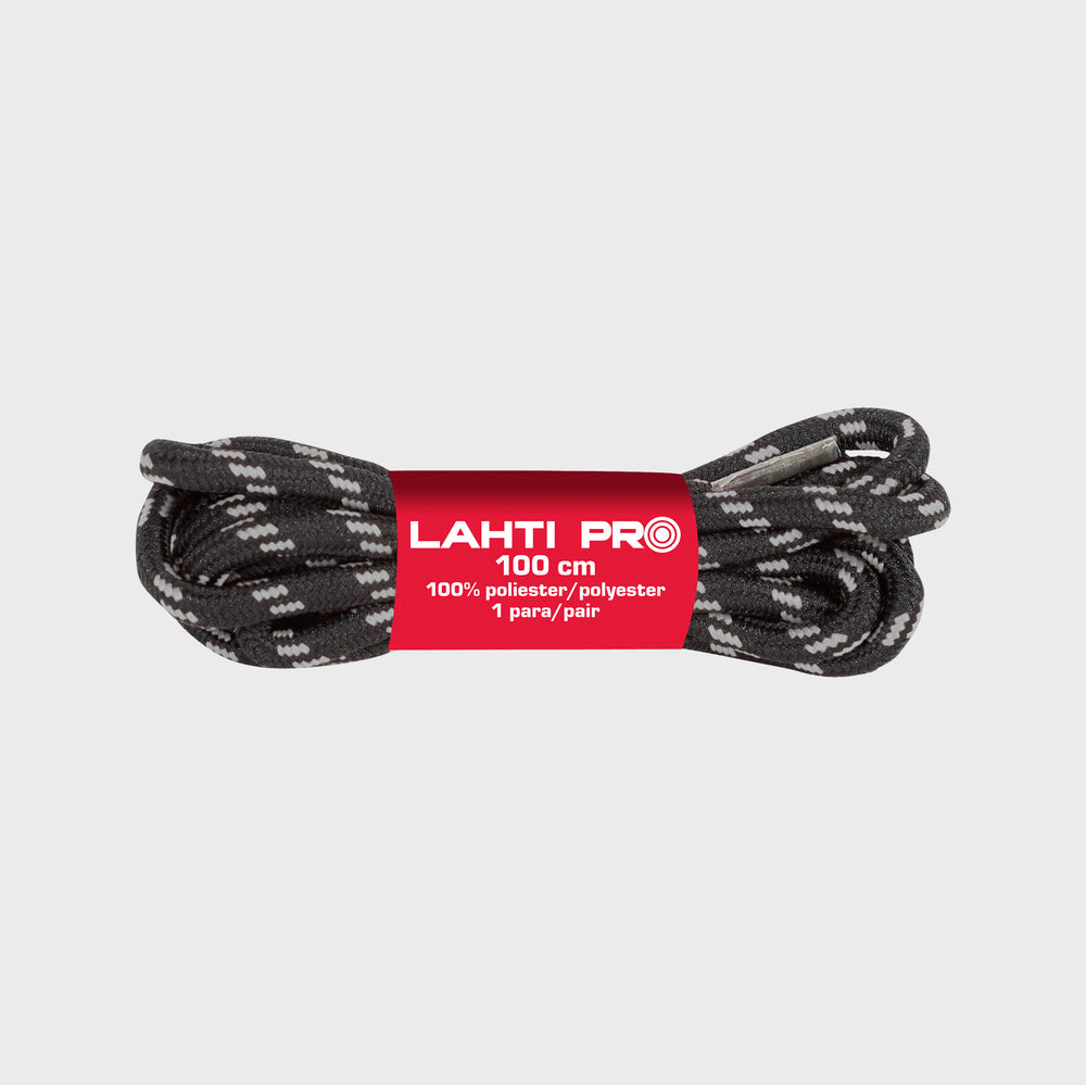 Sznurowadła do butów Lahti Pro L90402 – czarny i szary