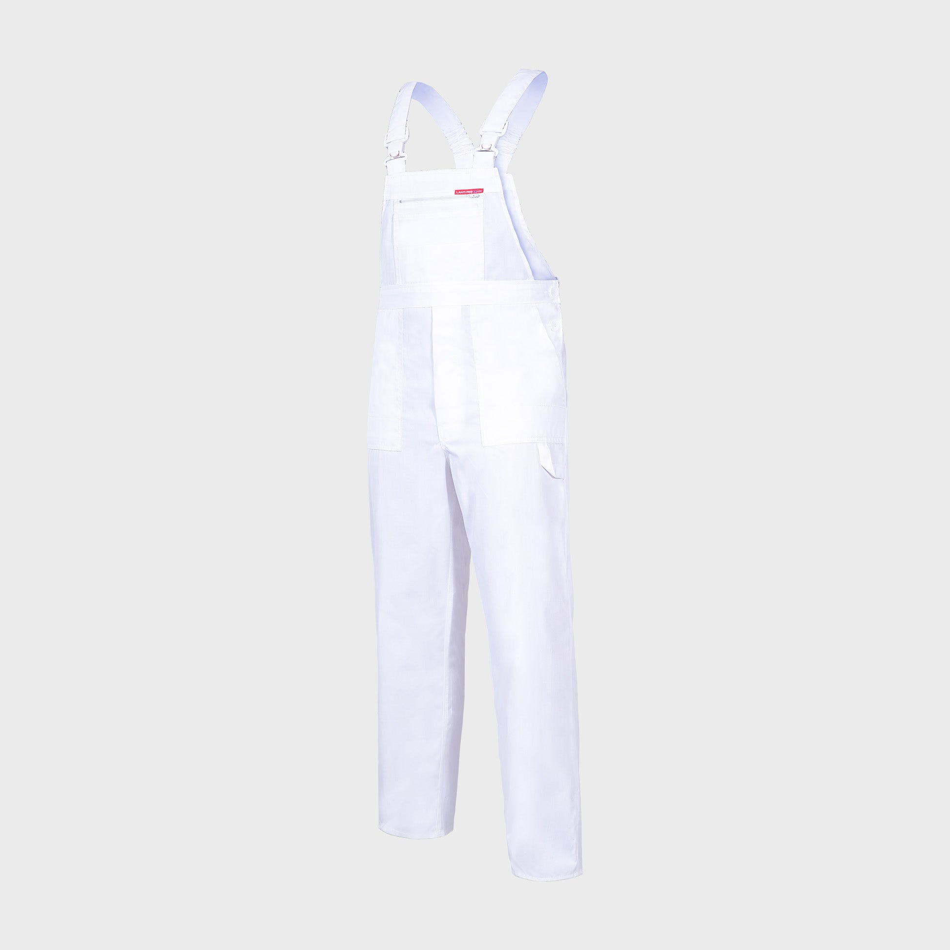 Ogrodniczki ochronne Lahti Pro LPQD – biały