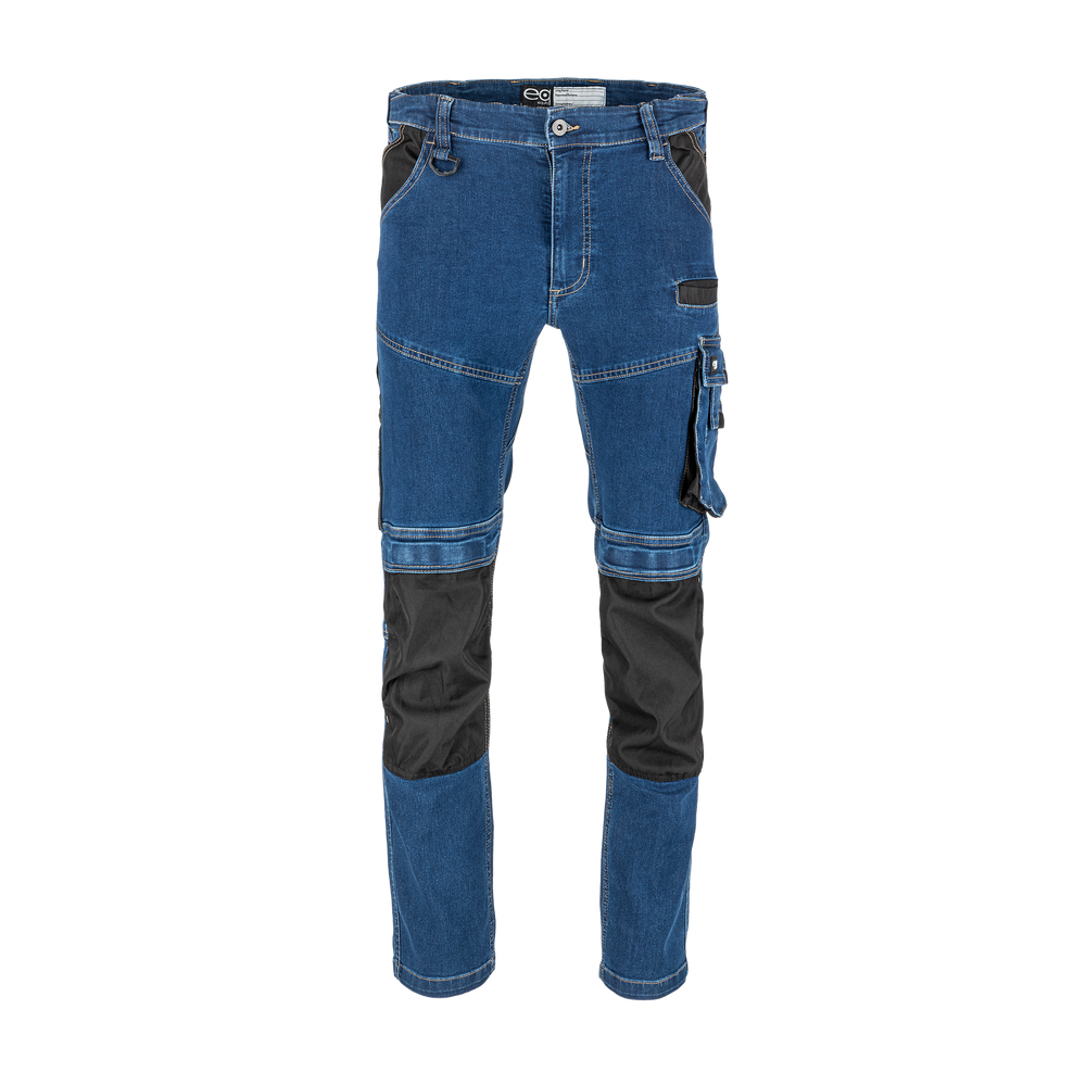 Spodnie jeansowe stretch Equiq Q10101 - granatowy