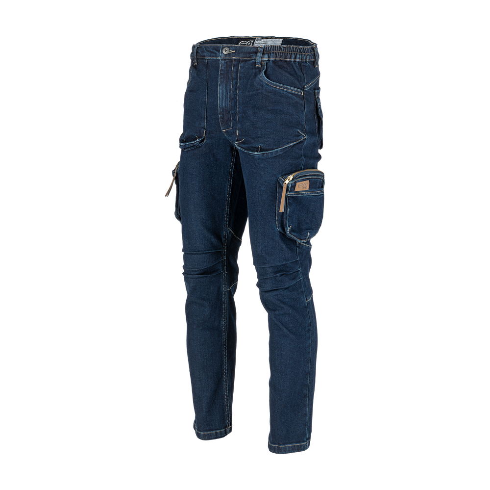 Spodnie jeansowe stretch Equiq Q10102 - granatowy