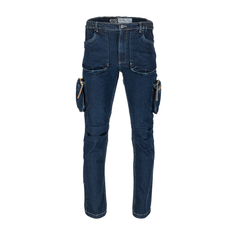 Spodnie jeansowe stretch Equiq Q10102 - granatowy