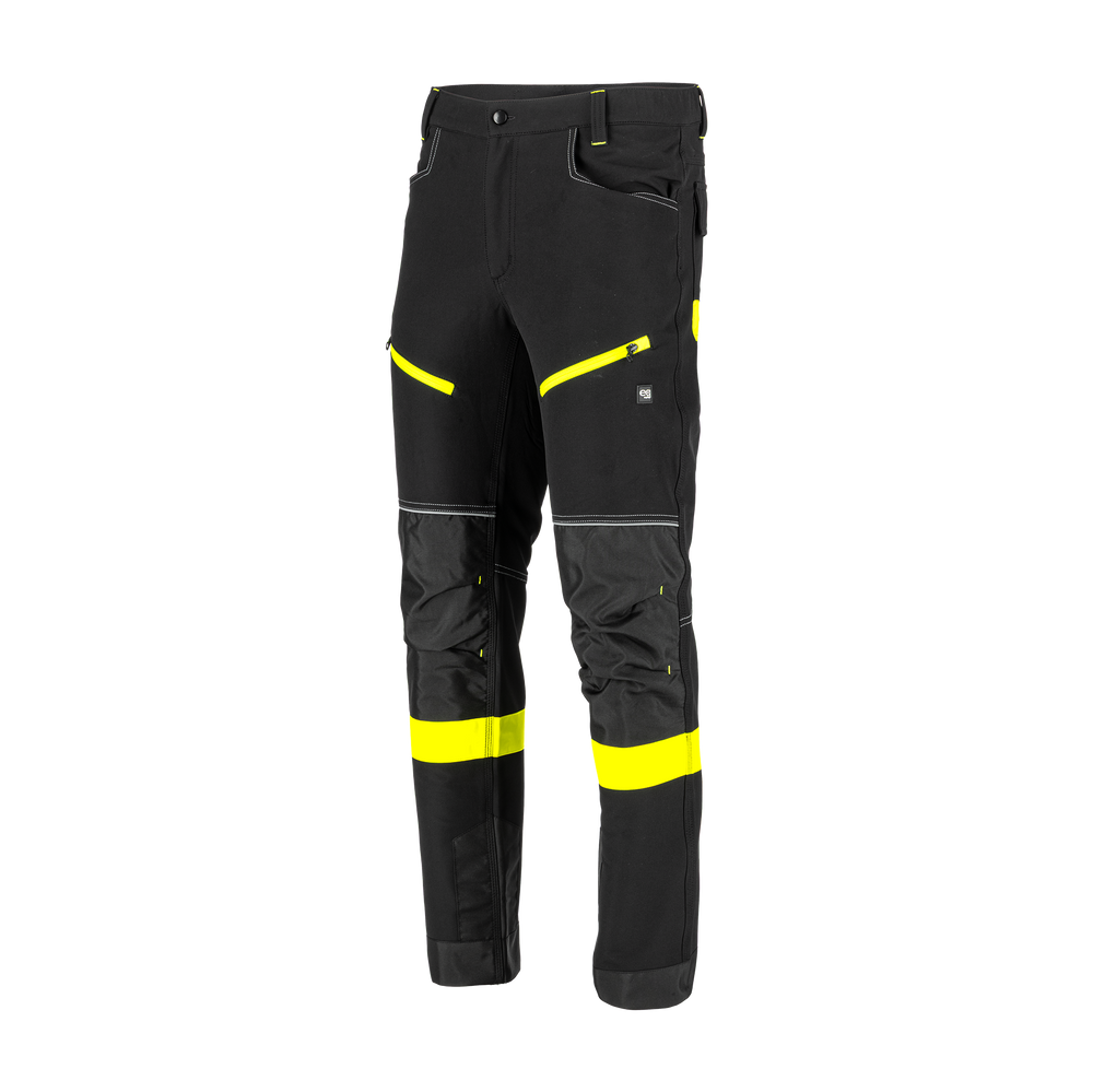 Spodnie Equiq Q10104 - żółto-czarny