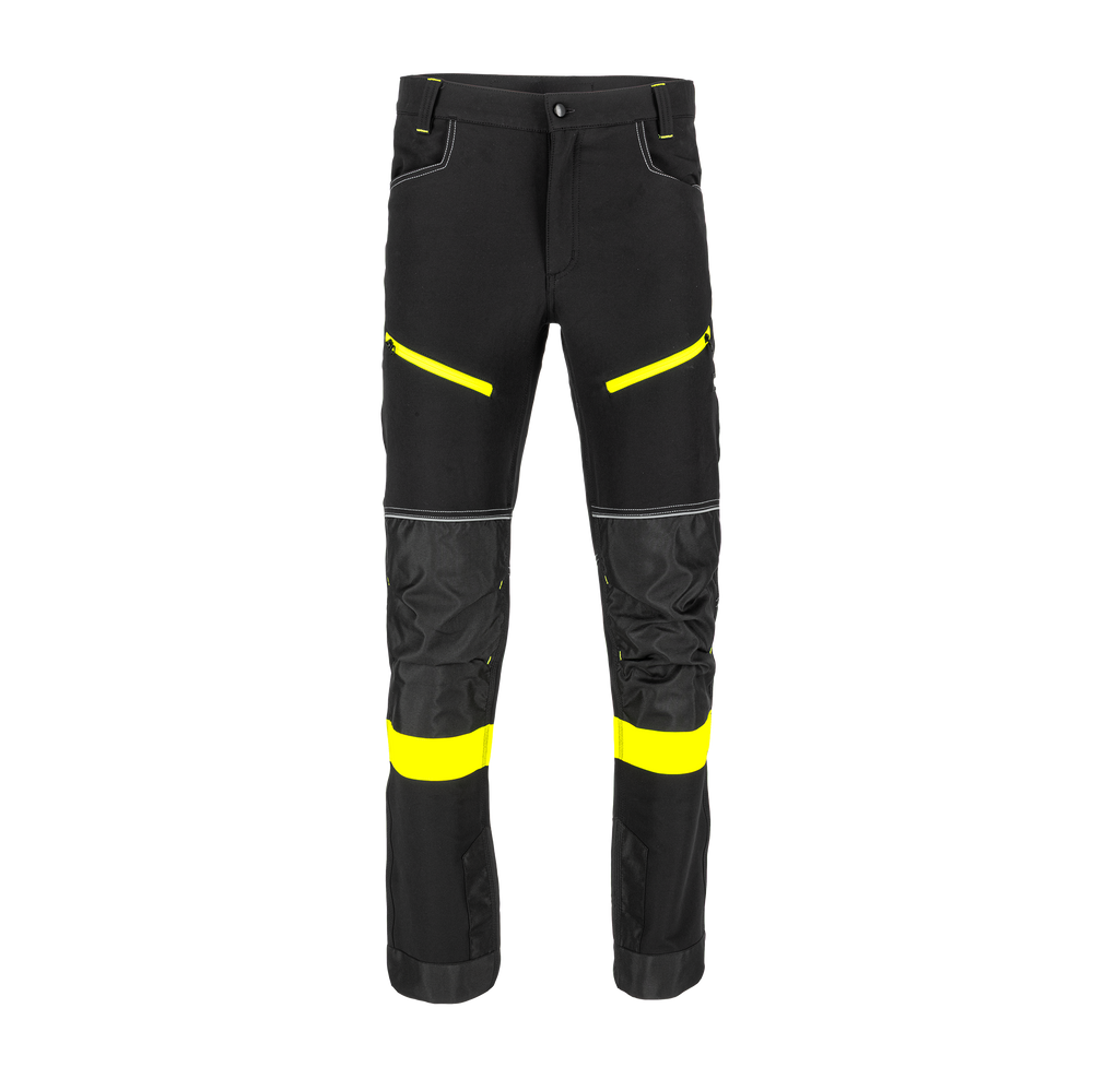 Spodnie Equiq Q10104 - żółto-czarny
